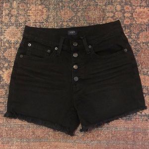J.Crew High Waist Cutoff Shorts Size 25